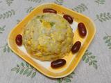 娃娃菜豌豆玉米蛋炒饭