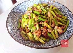 蒜苔炒肉丝的做法图解8