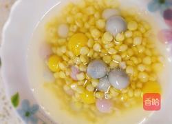 甜玉米遇上小汤圆的做法图解3