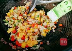 凤梨五彩炒饭的做法图解19