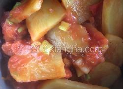 西红柿炒土豆片