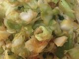 圆白菜炒粉丝