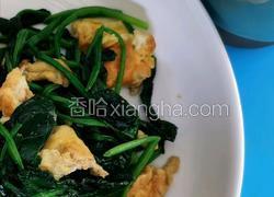 鸡蛋炒菠菜