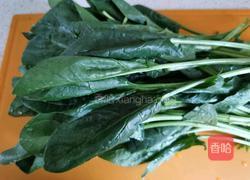 鸡蛋炒菠菜的做法图解1
