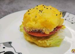 鹅肝土豆汉堡泥