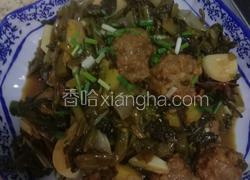 咸菜台焖肉圆