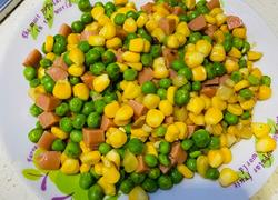 金玉鸿福（玉米甜豆炒火腿丁）