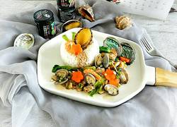 鲍鱼螺肉海鲜饭