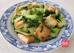 上海青炒豆腐的做法图解5