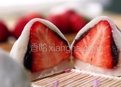 传统草莓大福