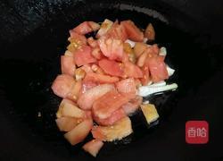 番茄炒花菜的做法图解2