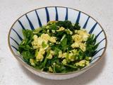 菠菜炒鸡蛋