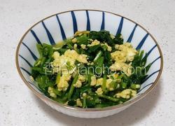 菠菜炒鸡蛋