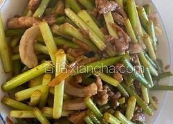 蒜苔炒肉丝