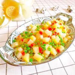 豌豆胡萝卜炒土豆的做法[图]