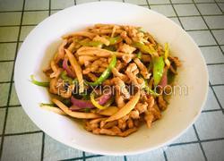 杏鲍菇青椒炒过油肉