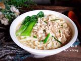 小白菜瘦肉面条
