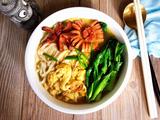 油菜鸡蛋面