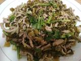 酸菜炒肉丝