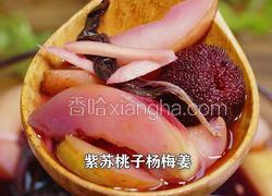 紫苏杨梅桃子姜 夏日饮品 老长沙地道小吃