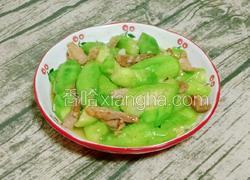 丝瓜炒猪肉