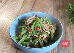 空心菜梗炒肉丝的做法图解14