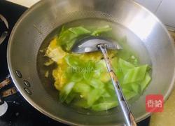 青笋煎蛋汤的做法图解4