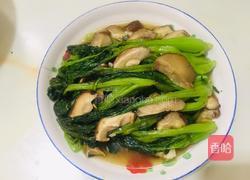香菇炒油菜的做法图解6