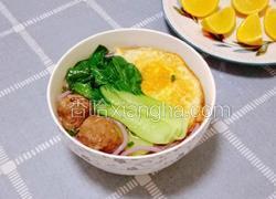 牛肉丸鸡蛋紫薯粉