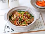 香菇肉片煲