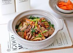 香菇肉片煲