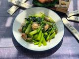 肉丸子炒小芥菜