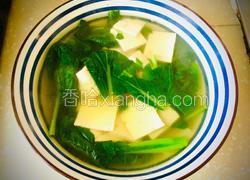 菜心豆腐汤