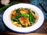 包菜粉丝炒鸡蛋