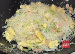 包菜鸡蛋炒粉丝的做法图解13