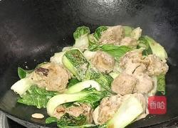 青菜炒霉豆渣的做法图解7