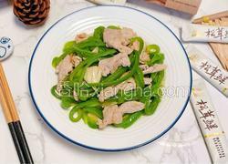 青椒丝炒肉片