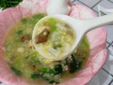 猪肝菠菜粥