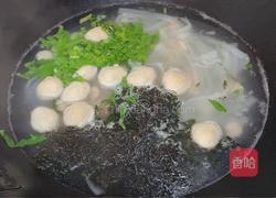 虾仁紫菜河粉的做法图解7