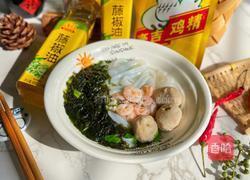 虾仁紫菜河粉的做法图解10