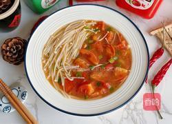 金针菇番茄汤的做法图解11