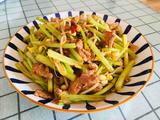 香芹黄豆芽炒肉片