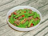 荷兰豆炒牛肉