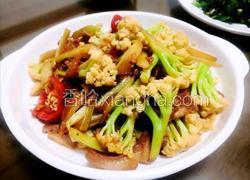 菜花炒肉