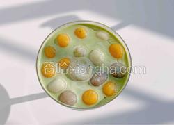 抹茶牛奶汤圆