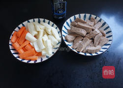山药炖牛柳（素食版）的做法图解1