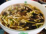酸辣肉丝汤