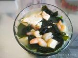 裙带菜虾仁鸡蛋豆腐汤