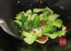 枸杞炒上海青的做法图解8