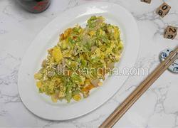 鸡蛋炒苦瓜碎